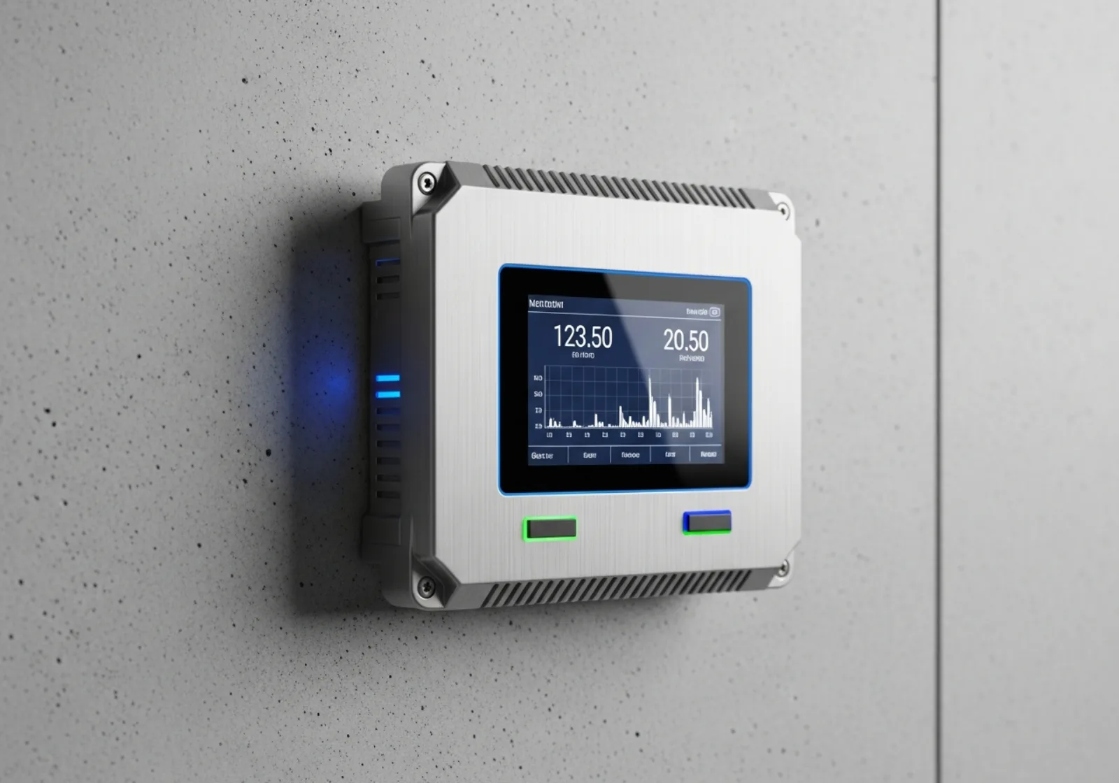 Smart-Gateway mit integriertem Display für das Leckagemonitoring