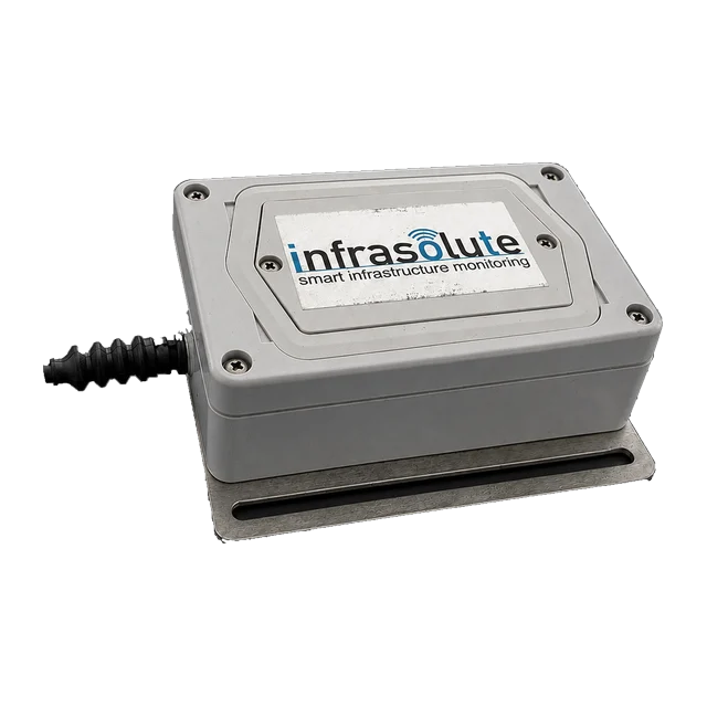 Risssensor in der Ausführung mit Langzeitbatterie, freigestellt